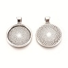 Tibetan Style Alloy Pendant Cabochon Settings LS-TIBE-R295-055AS-LF-2