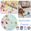 12Pcs 12 Styles Silicone Beads SIL-SZ0003-24-7