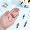 7Pcs Copper Wire Wrapped Natural Red Agate PALLOY-PH01948-3