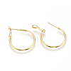 Brass Hoop Earrings X-KK-S341-84-2