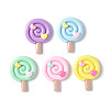 Opaque Resin Cabochons X-CRES-P023-03-1