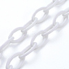 Personalized ABS Plastic Cable Chain Necklaces NJEW-JN03310-07-3