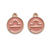 Alloy Enamel Pendants ENAM-S124-01B-11K-1