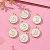 Golden Plated Alloy Charms ENAM-S118-01B-5