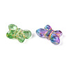 Baking Paint Transparent Glass Beads DGLA-N018-27-2