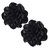 Polyester Flower Brooches JEWB-WH0021-54A-1