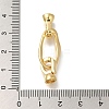 Brass Fold Over Clasps KK-H480-19G-3