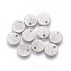 Non-Tarnish 304 Stainless Steel Charms STAS-E455-02P-8mm-2