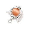 Alloy Cat Eye Pendants PALLOY-JF04105-3