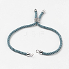 Nylon Twisted Cord Bracelet Making MAK-K006-04P-1