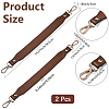 2Pcs PU Leather Bag Handles DIY-CL0002-66A-2
