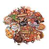 50Pcs Thanksgiving Day Cartoon PET Self-Adhesive Picture Stickers STIC-C010-24-2
