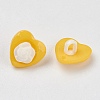 Acrylic Shank Buttons X-BUTT-E027-02-2