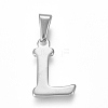 Non-Tarnish 304 Stainless Steel Pendants STAS-F106-95P-L-01-1
