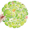 50Pcs Fruits Theme Waterproof PVC Stickers Set PW-WGC7FE8-01-4