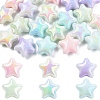 20Pcs UV Plating Acrylic Beads MACR-YW0004-23-1