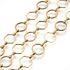 Brass Handmade Chains KK-CK258-C-1