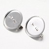 Iron Pin Backs Brooch Findings LS-E040Y-2