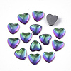 Transparent K9 Glass Cabochons GGLA-S050-10x10-001VO-2