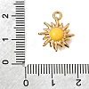 304 Stainless Steel Enamel Pendants SA-CBA7FC1-04G-3
