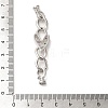 Heart Brass Micro Pave Cubic Zirconia Fold Over Clasps KK-A227-29P-3