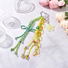 Polyester & Spandex Cord Ropes Pendant Decorations HJEW-JM03843-1