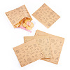 30Pcs 3 Styles Candy Kraft Paper Bags ABAG-TA0001-42-2