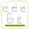 Acrylic Wine Glass Charms AJEW-GA00008-2