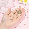 10Pcs 2 Colors Brass Open Jump Rings KK-YW0003-99A-4