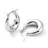 Non-Tarnish 304 Stainless Steel Chunky Hoop Earrings for Women EJEW-F280-06B-P-1