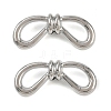Alloy Bowknot Beads FIND-M079-02P-1