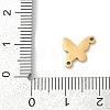 304 Stainless Steel Connector Charms STAS-P383-01A-G-3