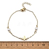 304 Stainless Steel Butterfly Link Bracelets BJEW-C098-01C-G-5