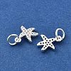 Brass Micro Pave Cubic Zirconia Pendants KK-K300-11S-3
