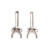 304 Stainless Steel Stud Earring Findings STAS-B091-02C-04P-1