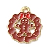 Christmas Theme Alloy Enamel Pendants ENAM-K074-03A-02-1