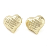Brass Studs Earrings EJEW-K276-04G-2