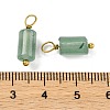 Natural Green Aventurine Cloumn Pendants STAS-H221-04G-01-3