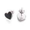 304 Stainless Steel Stud Earrings EJEW-I235-04-A-3