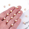 Half Drilled Natural Cultured Freshwater Pearl Beads PEAR-N020-06A-9