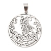 201 Stainless Steel Pendants STAS-Q341-24P-1