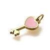 304 Stainless Steel Enamel Charms STAS-R153-05G-03-2