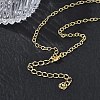 3MM Brass Textured Cable Chain Necklaces for Women KK-CBA4FD4-12G-2