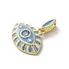 Brass Enamel Charms KK-E092-10G-04-2