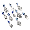Evil Eyes Resin & Alloy Pendant PALLOY-YW029-1