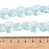 Electroplate Baking Paint Transparent Glass Beads Strands GL-CBA17FF-02K-4