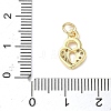 Brass Micro Pave Cubic Zirconia Pendants ZIRC-I356-38G-3