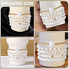 Polymer Clay & Crystal Beads Cup Chain AJEW-WH20072-36B-4