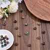 25Pcs Natural Indian Agate European Beads G-HY0002-08-3