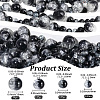 450Pcs 4 Styles Spray Painted Crackle Glass Beads CCG-PA0001-09C-2